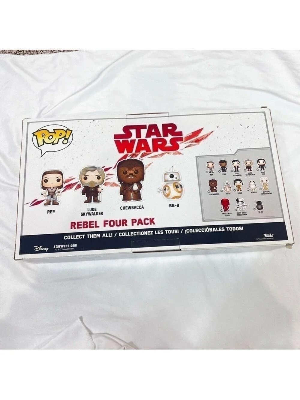 Funko Pop! Vinyl: Star Wars - TLJ-4 Pack- Good Guys